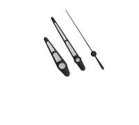 YELEMEABHB 1053 Esfera Cortada C3 Verde Luminoso Ajuste NH34 35 36 38 70 Movimiento automático SKX007 Manecillas del Reloj Mano(A)