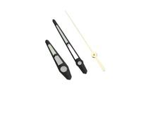 YELEMEABHB 1053 Esfera Cortada C3 Verde Luminoso Ajuste NH34 35 36 38 70 Movimiento automático SKX007 Manecillas del Reloj Mano(Black Gold)