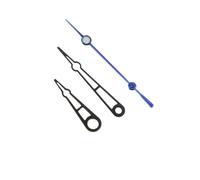 YELEMEABHB 1058 Negro Mate Ajuste NH34 35 36 38 70 Movimiento Automático SKX007 Manecillas del Reloj Mano(Black Dark Blue)