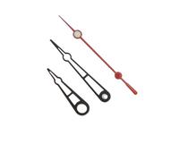 YELEMEABHB 1058 Negro Mate Ajuste NH34 35 36 38 70 Movimiento Automático SKX007 Manecillas del Reloj Mano(Black Red)