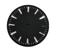 YELEMEABHB Accesorios de reloj modificados, esfera for for NH35/364R/7S marcar(Sunburst black)