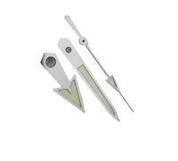 YELEMEABHB Accesorios de Reloj NH35 for manecillas Luminosas Plateadas C3 Verdes A150 for NH34, NH35, NH36, NS70, 4R y 7S. Mano
