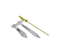 YELEMEABHB Accesorios for Relojes NH35 Hands NH36 Hands C3, manecillas Luminosas de Color Verde Intenso, compatibles for los Movimientos NH35/NH36/4R/7S Mano(D)