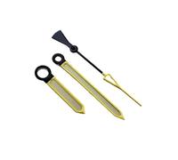 YELEMEABHB Accesorios for Relojes NH35 Hands NH36 Hands modificados for manecillas Luminosas Verdes adecuados for Movimientos NH35/NH36/4R/7S Mano(Giallo)