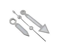 YELEMEABHB Accesorios for Relojes NH35 Manecillas Plateadas, Doradas, Negras, Doradas, Rosas y Verdes Luminosas, compatibles for los Movimientos NH35/NH36/4R/7S. Mano(Silver)