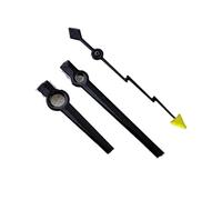 YELEMEABHB Accesorios for Relojes NH35 sin Aguja Luminosa, Puntero Azul, Verde, Amarillo y Negro, Aptos for Movimientos NH34/NH36/NH38/4R/7s Mano(Black-Yellow)