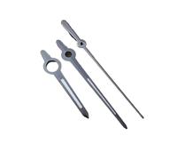 YELEMEABHB Accesorios modificados for manecillas NH35, Puntero Luminoso Verde, manecillas Plateadas Tipo Pistola Negras for Movimiento mecánico NH35, NH34, NH36, 4R y 7S. Mano(B)