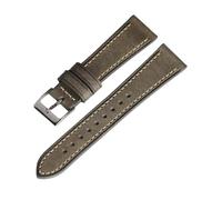 YELEMEABHB Adecuado for correas de relojes for antiguos, correa de reloj de piel de becerro de 18 mm, 20 mm y 22 mm, pulsera suave de estilo retro esmerilado. Correa de reloj(B color,22mm)