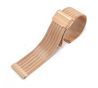 YELEMEABHB Compatible For Correas for Milanese Band De 18 Mm, 20 Mm, 22 Mm Y 24 Mm. Correa De Acero Inoxidable For Samsung Galaxy, Compatible For Huawei GT. Correa de reloj(Rose Gold,22mm)