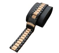 YELEMEABHB Correa de acero inoxidable compatible for OnePlus Watch 3, 2 y 2R. Pulsera de metal compatible for Amazfit Balance GTR 4, 3 y 2. Correa de reloj(Black gold,22mm)