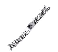 YELEMEABHB Correa De Acero Inoxidable De 20 Mm Compatible For El Cierre Desplegable For Oyster, Compatible For Casio MTP1302. Correa de reloj