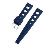 YELEMEABHB Correa de caucho fluorado tropical compatible for Oris S-eiko Citizen correa de liberación rápida de 20 mm y 22 mm correa FKM tropical for reloj inteligente. Correa de reloj(Blu,20mm)