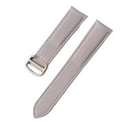 YELEMEABHB Correa de piel de oveja compatible for correas de cuero for Cartier for hombre y mujer. Correa de reloj(Rose Red rose,13mm)