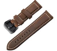 YELEMEABHB Correa de reloj de cuero genuino de 20, 22 y 26 mm compatible for Garmin Fenix 6X, 6S, Pro, 5X, 5S y Plus Fenix 3, 3HR y Forerunner 935 y 945. Correa de reloj(Dark brown,For Fenix 6S)