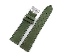 YELEMEABHB Correa de reloj de liberación rápida, 18 mm, 19 mm, 20 mm y 22 mm, for hombre y mujer, correa de repuesto Correa de reloj(Green,18MM_S-110 70MM)