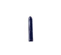 YELEMEABHB Correa de reloj de piel for mujer, de 12 a 22 mm y 20 mm, for estampado de lagarto de Correa de reloj(Blu,14mm)