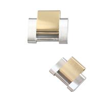 YELEMEABHB Correa de reloj RLX de acero inoxidable de 15,5 mm, color plata y oro, for eslabón de extensión SUB GMT Oyster Jubilee, compatible for RLX 116610, 116710, 126610 y 126500. Watch clasp(Blue