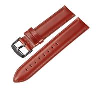 YELEMEABHB Correas de reloj 22 mm, correa cuero for barra resorte liberación rápida, 20 compatible for Samsung Galaxy Watch Correa de reloj(Red-black buckle,Samsung Gear S4 42MM)