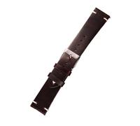 YELEMEABHB Correas de reloj cuero 18 mm, 20 y 22, accesorios for relojes, correa liberación rápida Correa de reloj(Dark Brown,20mm)