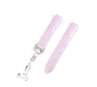 YELEMEABHB Correas de Reloj de Cuero de 14-9 mm, 18-11 mm, 20-12 mm, Correa de Reloj de 14 mm, 18 mm y 20 mm. Correa de Reloj(Rosa,14mm-9mm)