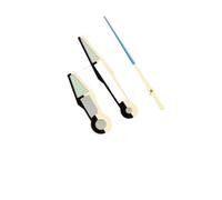 YELEMEABHB Diseño C3 Verde Luminoso Ajuste NH34 35 36 38 70 Movimiento SKX007 Manecillas del Reloj Mano(Gold Blue)