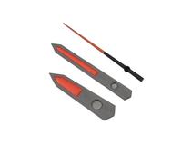 YELEMEABHB Esfera cepillada C3 Verde Luminosa, Ajuste NH34, 35, 36, 38, 70, Movimiento SKX007, manecillas del Reloj Mano(Gun Black Orange)