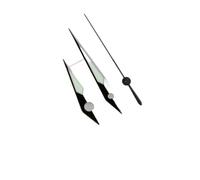 YELEMEABHB Esfera cepillada C3 Verde Luminosa, Ajuste NH34, 35, 36, 38, 70, Movimiento SKX007, manecillas del Reloj Mano(Gun Black Green)