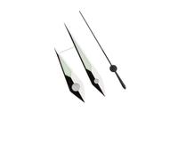 YELEMEABHB Esfera cepillada C3 Verde Luminosa, Ajuste NH34, 35, 36, 38, 70, Movimiento SKX007, manecillas del Reloj Mano(Silver Black Green)