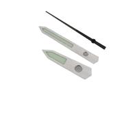 YELEMEABHB Esfera cepillada C3 Verde Luminosa, Ajuste NH34, 35, 36, 38, 70, Movimiento SKX007, manecillas del Reloj Mano(Silver Black Green)