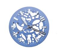 YELEMEABHB Esfera de reloj 29,8 mm for for NH38 NH70, esferas luminosas verdes, accesorios modificados, azul, verde, blanco y negro marcar(Navy blue 719-11hand)