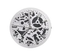 YELEMEABHB Esfera de reloj 29,8 mm for for NH38 NH70, esferas luminosas verdes, accesorios modificados, azul, verde, blanco y negro marcar(White 719-11hands)