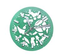 YELEMEABHB Esfera de reloj 29,8 mm for for NH38 NH70, esferas luminosas verdes, accesorios modificados, azul, verde, blanco y negro marcar(Green 719-11hands)