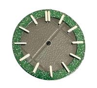 YELEMEABHB Esfera de reloj 31,8 mm for película transparente luminosa verde, accesorios modificados for el for NH70 marcar(A9)