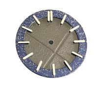 YELEMEABHB Esfera de reloj 31,8 mm for película transparente luminosa verde, accesorios modificados for el for NH70 marcar(A3)