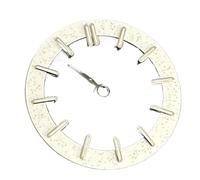 YELEMEABHB Esfera de reloj 31,8 mm for película transparente luminosa verde, accesorios modificados for el for NH70 marcar(A15)