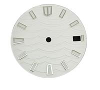 YELEMEABHB Esfera de reloj NH35 28,5 mm, esfera C3 verde luminosa, herramienta repuesto for for NH35/NH36/NH34 marcar(A15)