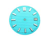 YELEMEABHB Esfera luminosa verde de 29,8 mm for reloj NH35 NH36, repuesto for, esfera negra, blanca, azul y, for hombre marcar(A21)