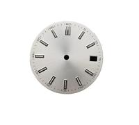 YELEMEABHB Esfera minimalista NH35 de 28,5 mm for fecha y esfera luminosa azul BGW9. Accesorios modificados for for NH35/NH36 marcar(A15)