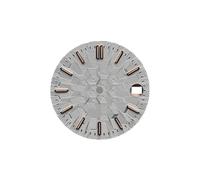 YELEMEABHB Esfera y manecillas del reloj NH35, relojes de 28,5 mm marcar(White Rose scale)