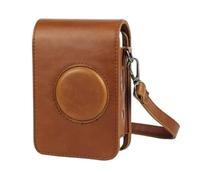 YELEMEABHB Estuche retro de cuero sintético for cámara for Fujifilm Instax Mini Liplay for correa bolso de la cámara(Marrone)