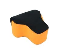 YELEMEABHB Funda blanda de neopreno portátil for cámara for Sony Alpha A9, A7S II, A7R III y A7 for lente 28-70 mm bolso de la cámara(Arancione)