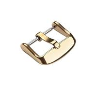 YELEMEABHB Hebilla de acero inoxidable macizo 18 mm, 20/22 for relojes hombre y mujer, hebilla universal aguja for cinturón, correa silicona plateada Cierre de reloj(E,16mm)