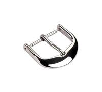 YELEMEABHB Hebilla de reloj acero inoxidable aguja correa oro rosa y plata Anillo 10 mm, 12, 14, 16 18 Cierre de reloj(F,18mm)