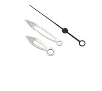 YELEMEABHB Hueco for C3 Verde Luminoso, Ajuste NH34 35 36 38 70, Movimiento SKX007, manecillas de Reloj Mano(Silver Black Green)