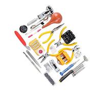 YELEMEABHB Kit de herramientas de reparación de reloj de reloj de reloj de 160pcs Kit de herramientas de reloj Reloj juego de herramientas de barra de resorte abrelatas kit de herramientas de reparaci