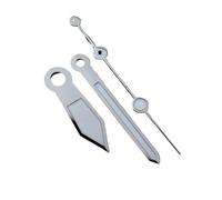 YELEMEABHB Manecillas NH34, manecillas Luminosas Verdes, manecillas Plateadas, Accesorio for Reloj de Cuatro manecillas, Compatible for los Movimientos NH34, NH35, NH36, 4S y 7R. Mano(A)