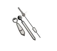 YELEMEABHB Manecillas NH35 C3 Verdes Luminosas, Plateadas, Doradas, Negras, Accesorios de Reloj A139 for NH34, NH35, NH36, NH38 y NH70. Mano(B)