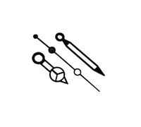 YELEMEABHB Manecillas NH35 de Colores Huecas, manecillas Rojas, Verdes, Azules y Negras, adecuadas for Accesorios de Reloj for Movimiento NH35/NH36/4R/7S Mano(C)