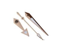 YELEMEABHB Manecillas NH35 NH36 segundero Luminoso Verde Manecillas Azules Doradas Plateadas Negras Manecillas compatibles for el Movimiento NH35 NH36 4R 7S Mano(Rose Gold)