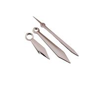 YELEMEABHB Manecillas NH35 sin Puntero Luminoso en Forma de Espada, Color Plata, Oro Rosa, Accesorio for Reloj, Compatible for los Movimientos NH35, NH36, 4R y 7S. Mano(C)